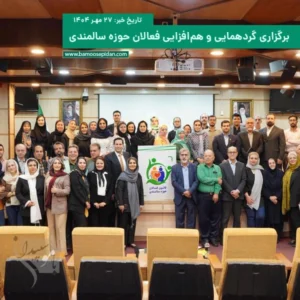 برگزاری گردهمایی هم افزایی فعالان حوزه سالمندی در تهران