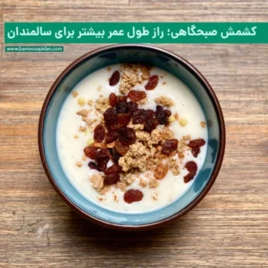کشمش صبحگاهی؛ راز طول عمر بیشتر برای سالمندان