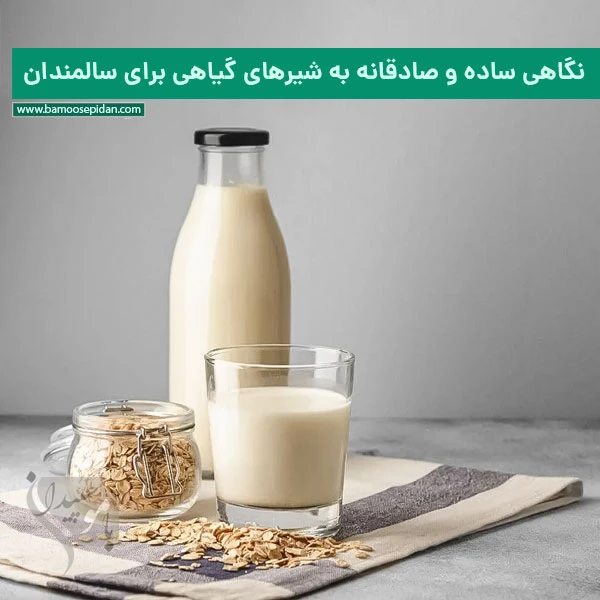 نگاهی ساده و صادقانه به شیرهای گیاهی برای سالمندان نگاهی ساده و صادقانه به شیرهای گیاهی برای سالمندان